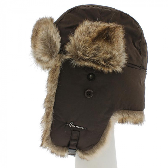 Chapka Fausse Fourrure Marron - Herman Chapka Fausse Fourrure Marron - Herman