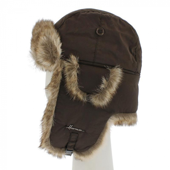Chapka Fausse Fourrure Marron - Herman Chapka Fausse Fourrure Marron - Herman