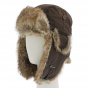 Brown Faux Fur Ushanka - Herman