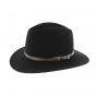 Mac Carthy Black Wool Felt Traveller Hat - Herman