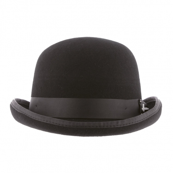 Don Church Black Wool Felt Bowler Hat - Herman