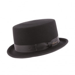 Don Vegas Black Half Top Hat- Herman
