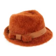 Chapeau Trilby Padola Angora Rouille- Traclet Reference : 3316 | Chapellerie Traclet