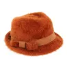 Chapeau Trilby Padola Angora Rouille- Traclet Reference : 3316 | Chapellerie Traclet