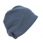 Navy blue chemotherapy turban
