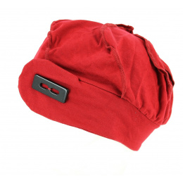 Turban chimiothérapie - rouge