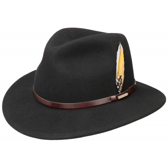 Chapeau Traveller Austin vitafelt Noir  - Stetson