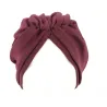 turban chimiothérapie prune Reference : 2555 | Chapellerie Traclet