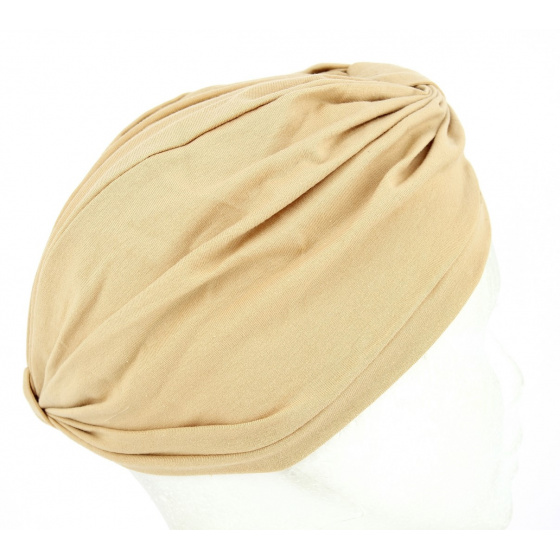 Chemotherapy Turban Beige - Fléchet