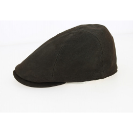 Casquette Bec de Canard Herstal Cuir Marron - City Sport