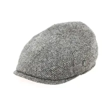 Casquette Bombée Chevrons Grise Laine-  City Sport Reference : 6622 | Chapellerie Traclet
