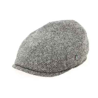 Casquette Bombée Chevrons Grise Laine-  City Sport Reference : 6622 | Chapellerie Traclet