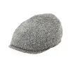 Casquette Bombée Chevrons Grise Laine-  City Sport Reference : 6622 | Chapellerie Traclet