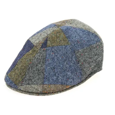 Ravenne Duck Bill Patchwork Wool Cap - Traclet Reference: 2215 | Traclet Hat Shop