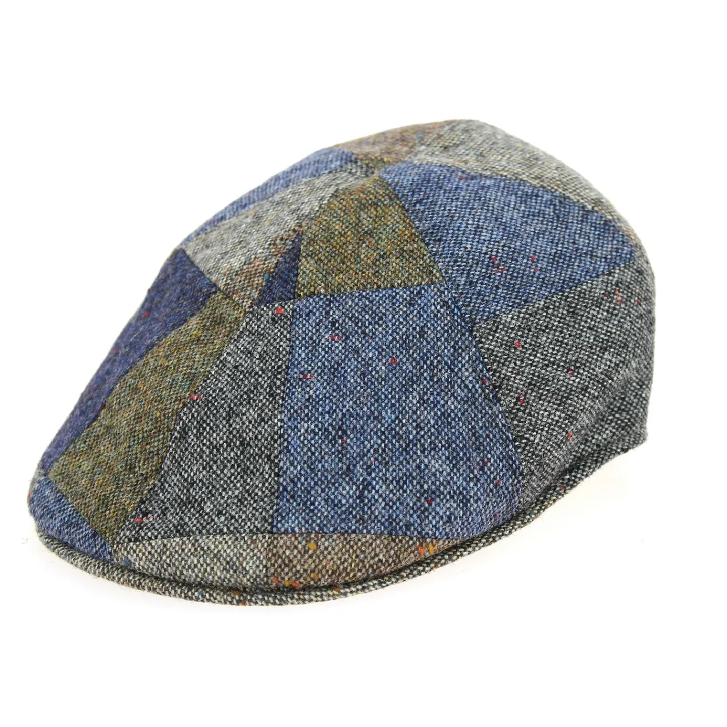 Casquette Bec de Canard Ravenne Patchwork Laine- Traclet  Reference : 2215 | Chapellerie Traclet