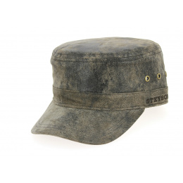 Casquette Army Marron - Minnesota Raymore Leather - Stetson