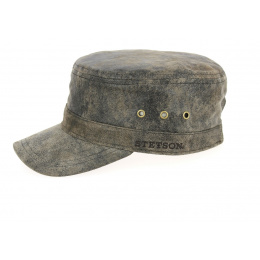 Casquette Army Marron - Minnesota Raymore Leather - Stetson