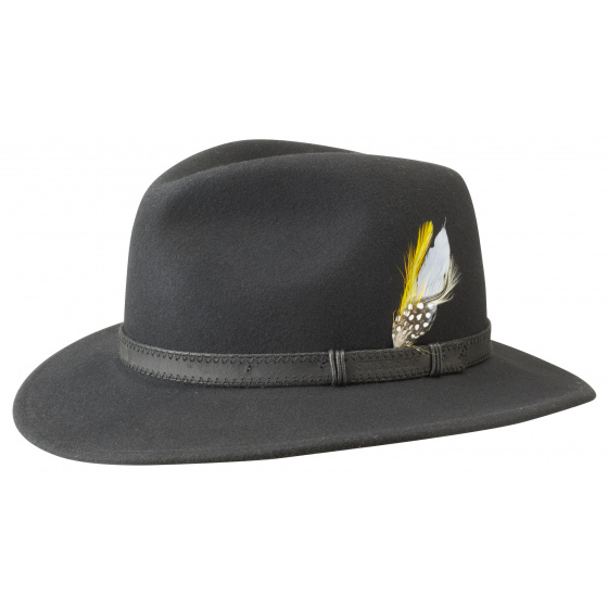 Traveller Hat Rutherford Vitafelt Black- Stetson