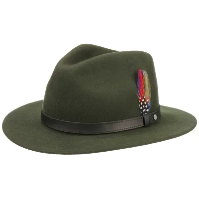 chapeau stetson - yutan flexible  olive Reference : 2261 | Chapellerie Traclet