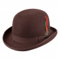 Brown English Derby Bowler Hat - Jaxon