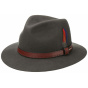 Stetson Khaki Wool Traveller Crook Hat