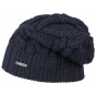 Navy Blue Valisdale Wool Knit Beanie - Stetson