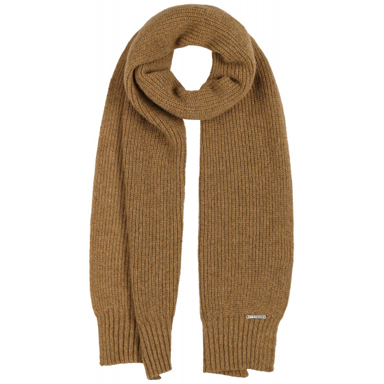 Camel Wool Scarf Camel - Stetson
