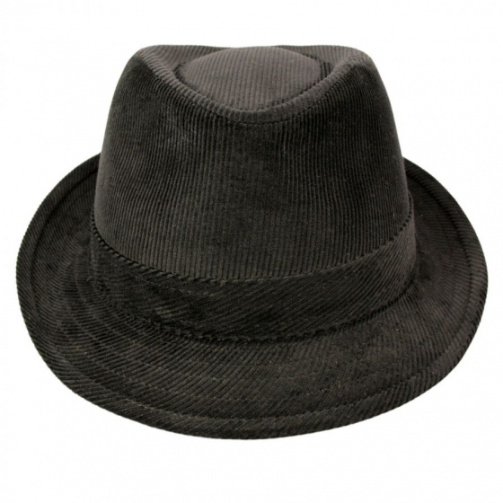 Classic James Black Velvet Trilby Hat