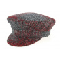 Casquette Camaret Anan Rouge & Anthracite- Traclet 