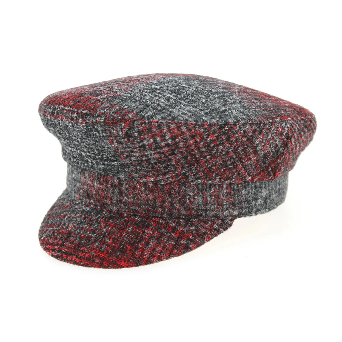 Casquette Camaret Anan Rouge & Anthracite- Traclet  Reference : 9805 | Chapellerie Traclet