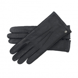 Unlined Peccary Leather Glove Black - Roeckl