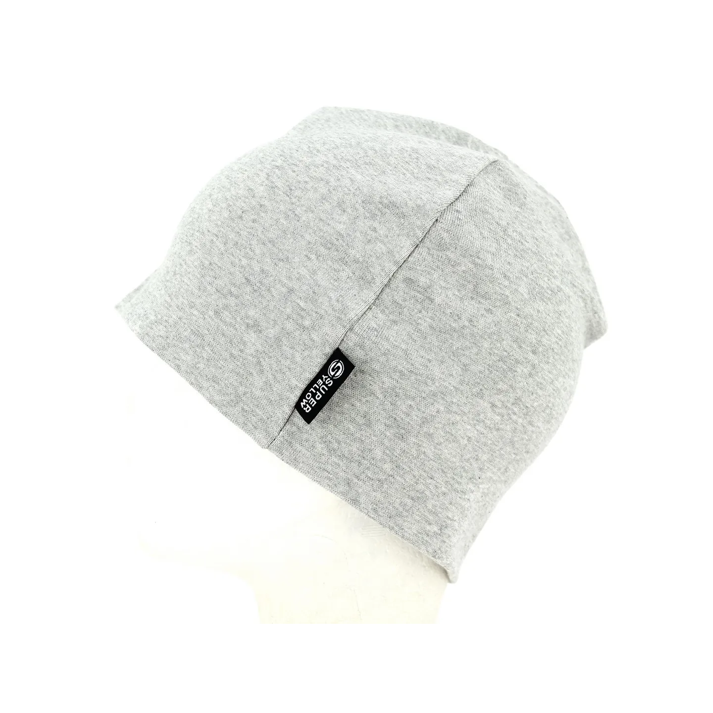 Bonnet Basic Coton Gris- Super Yellow  Reference : 4035 | Chapellerie Traclet