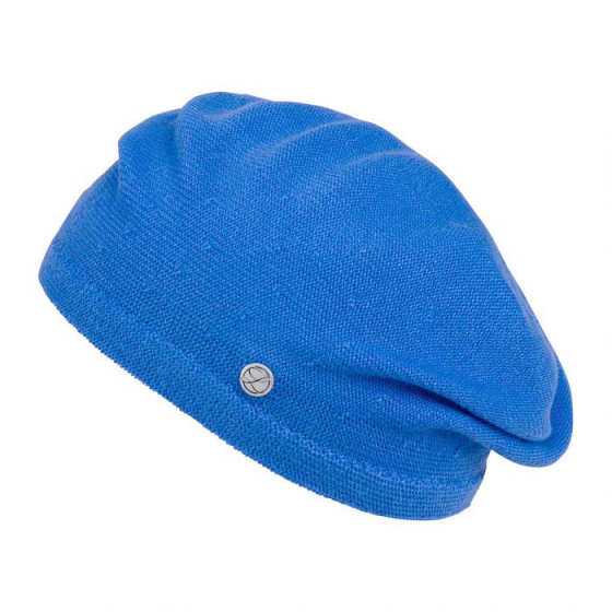 Blue Cotton Belza Beret - Heritage by Laulhère