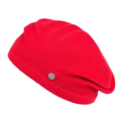Scarlet Red Cotton Belza Beret - Heritage by Laulhère Reference: 6279 | Chapellerie Traclet