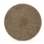 Brown Angora Parisienne Beret - Heritage by Laulhère