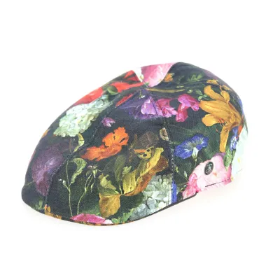 Floral Cotton Duck Bill Cap Courtrai - City Sport Reference: 6092 | Traclet Hat Shop