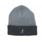 Black & Gray Acrylic Pull-On Beanie - Kangol