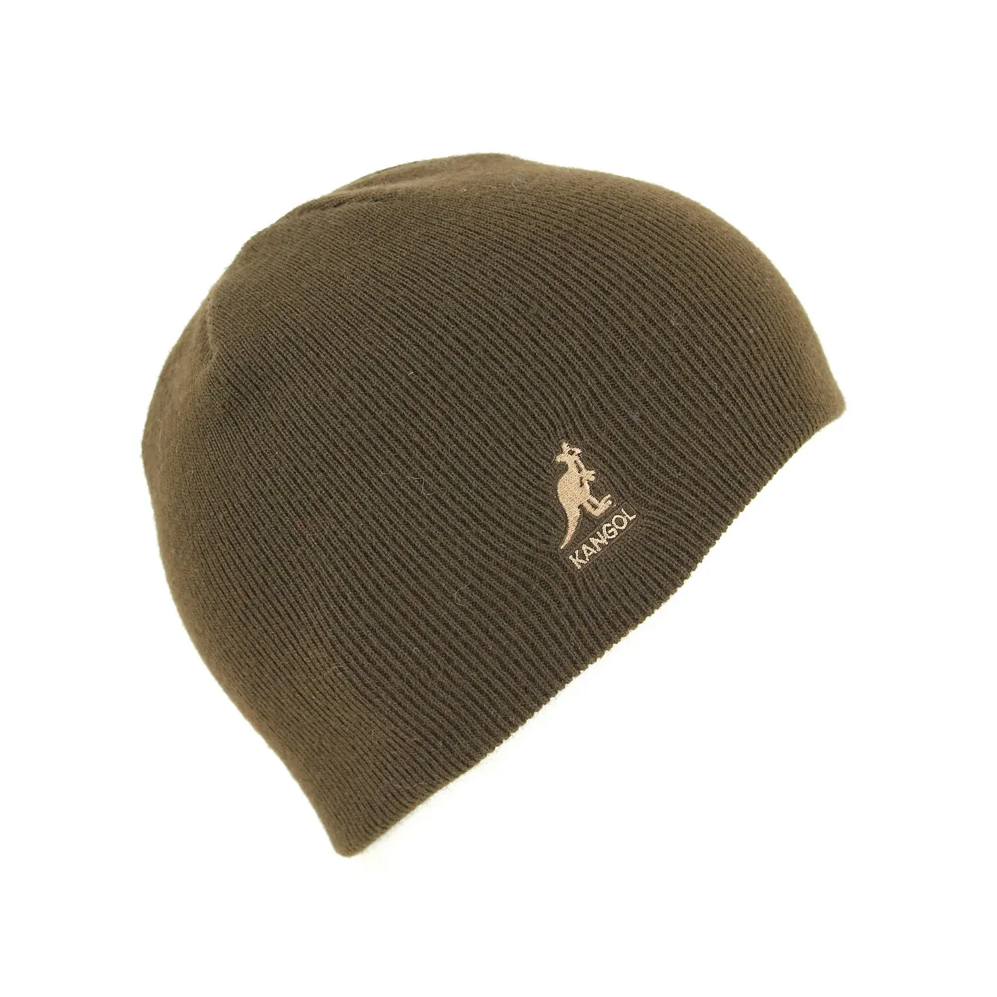 Bonnet Court Acrylique Pull-On Cuffless Marron- Kangol Reference : 454 | Chapellerie Traclet