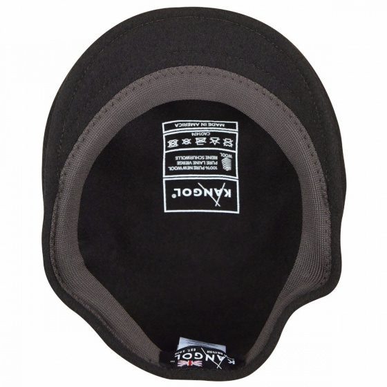 Casquette Plate 504 Marron Laine Kangol