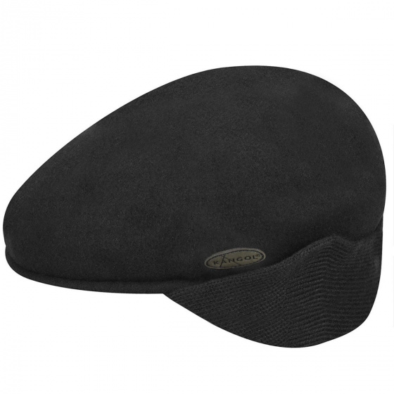 Casquette Cache-Oreilles Noire - Kangol