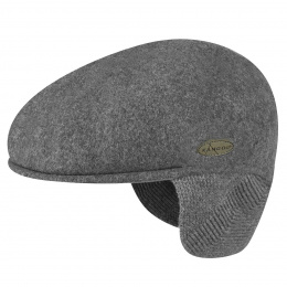 Anthracite Ear Flap Cap - Kangol
