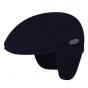 Kangol Ear Flap Cap Navy