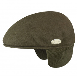 Khaki Ear-Flap Cap - Kangol