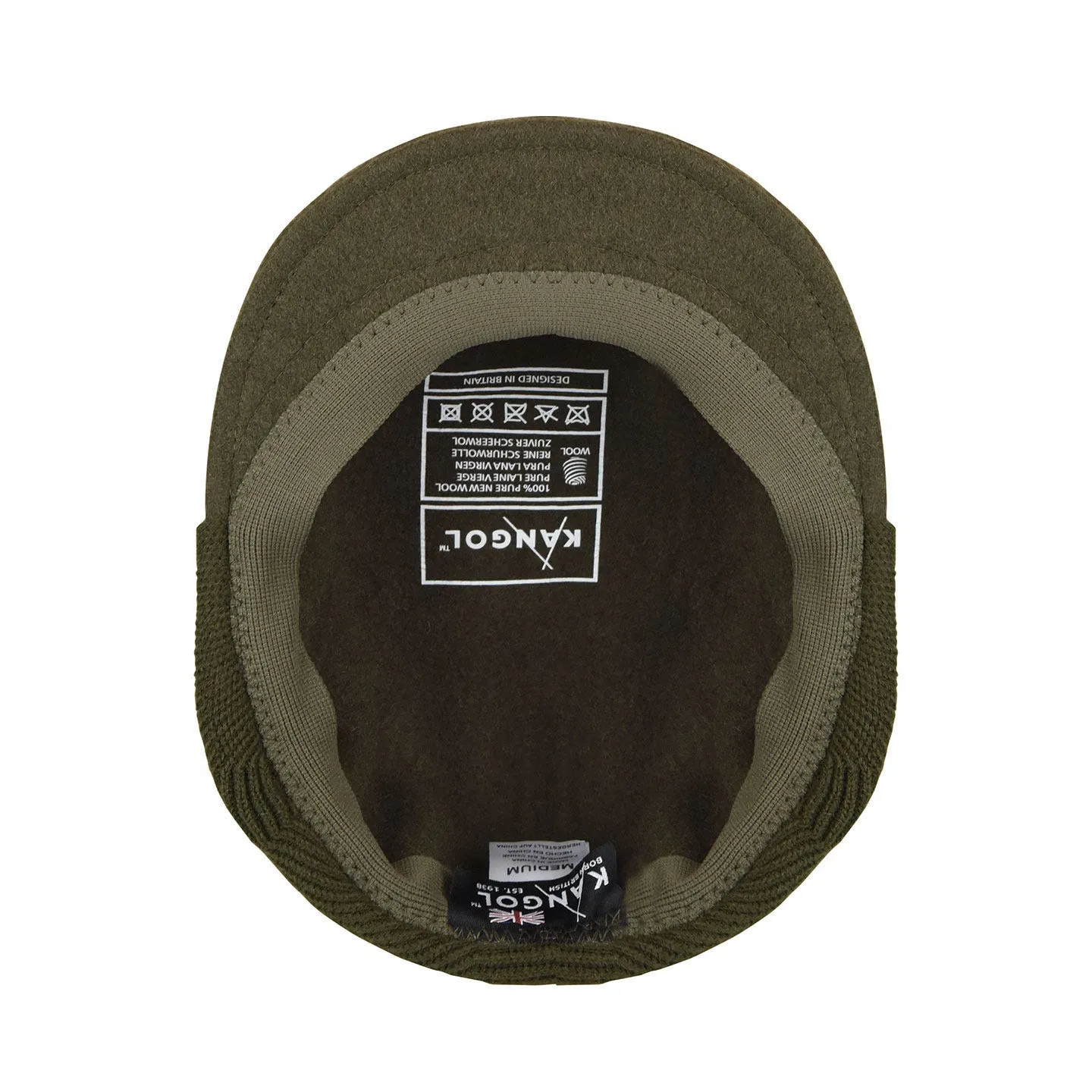 Casquette cache-oreilles kaki - Kangol  Reference : 4147 | Chapellerie Traclet