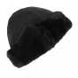 Black Cossack Sheepskin Toque / Hat - Traclet