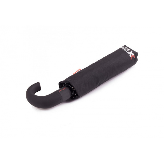 Crook X-TRA-SOLID Black Umbrella - Isotoner Crook X-TRA-SOLID Black Umbrella - Isotoner