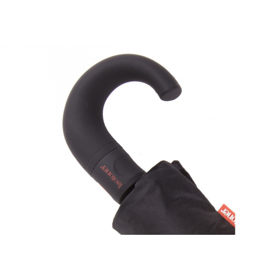Crook X-TRA-SOLID Black Umbrella - Isotoner Crook X-TRA-SOLID Black Umbrella - Isotoner