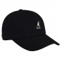 Washed Baseball Cap Cotton Black - Kangol