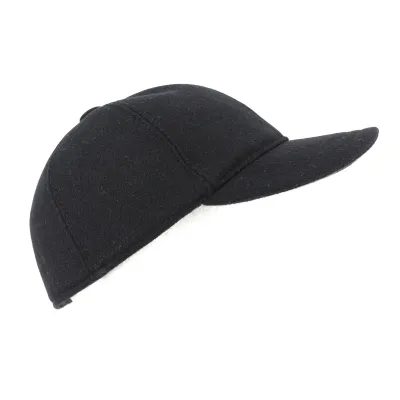 Nova Baseball Cap with Ear Flaps Black - Crambes Reference: 7858 | Traclet Hat Shop