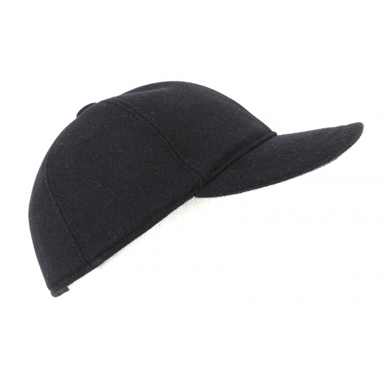 Casquette Baseball Nova Cache-Oreilles Noir - Traclet Casquette Baseball Nova Cache-Oreilles Noir - Traclet